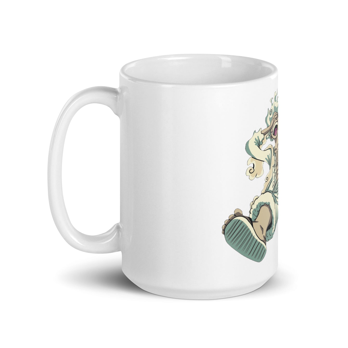 White Glossy Mug - Luffy 8