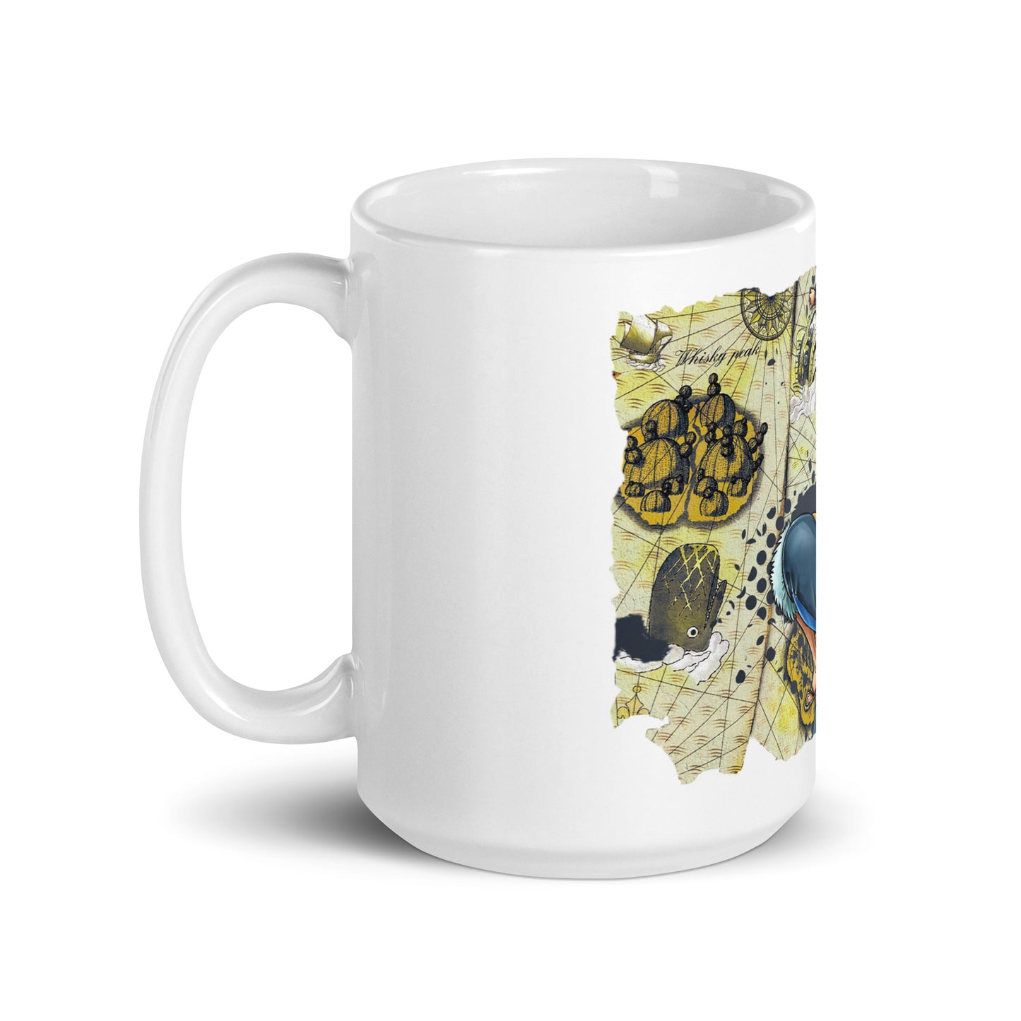 White Glossy Mug - Luffy 10