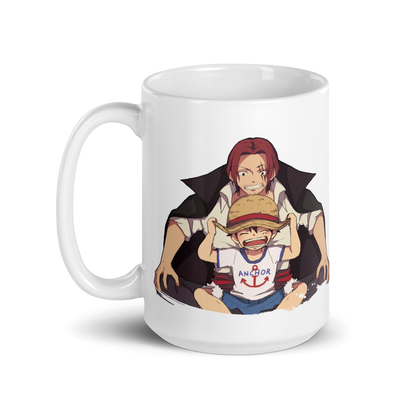 White Glossy Mug - Luffy 12