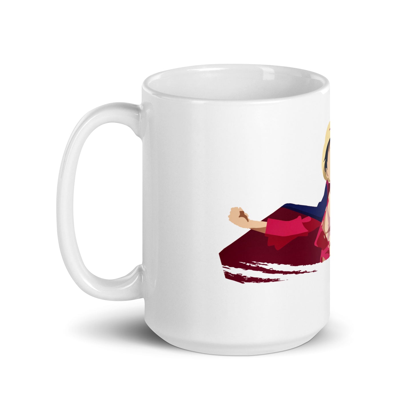 White Glossy Mug - Luffy 13