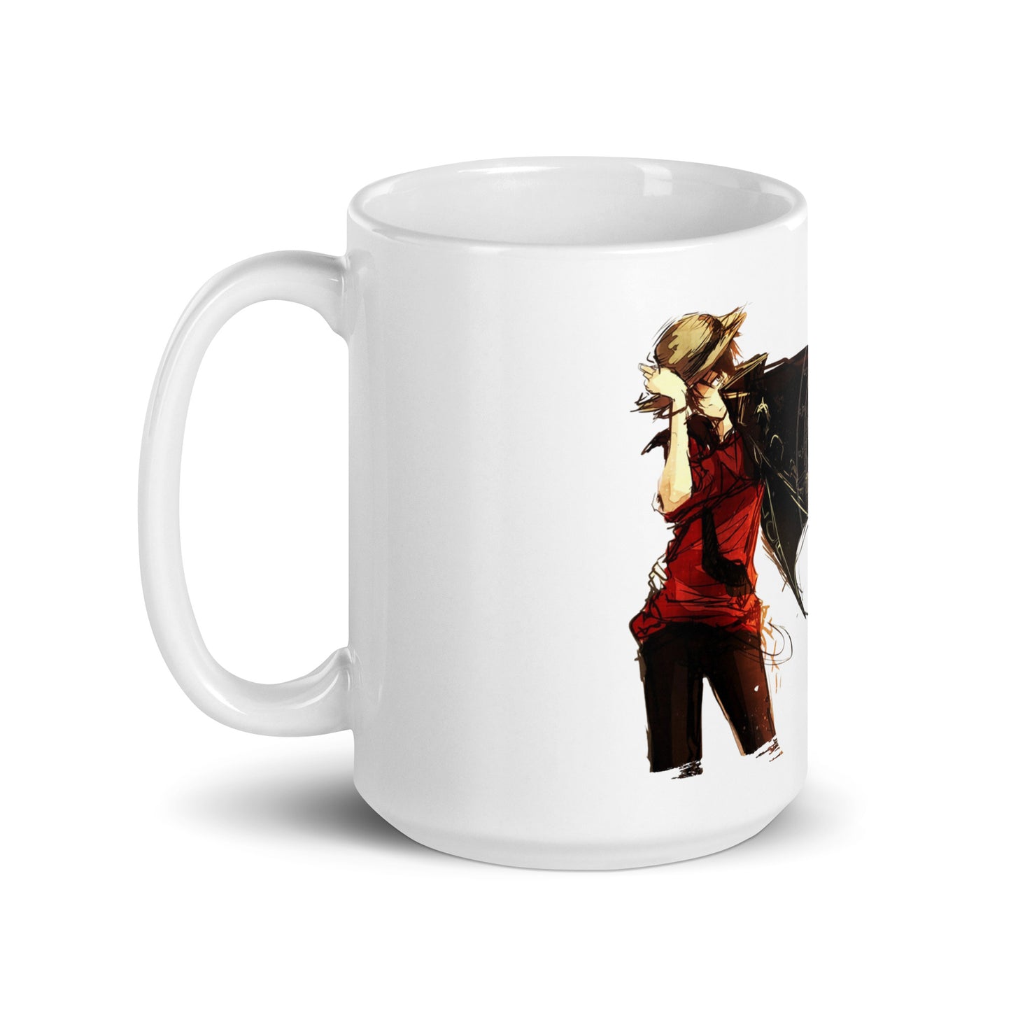 White Glossy Mug - Luffy 15