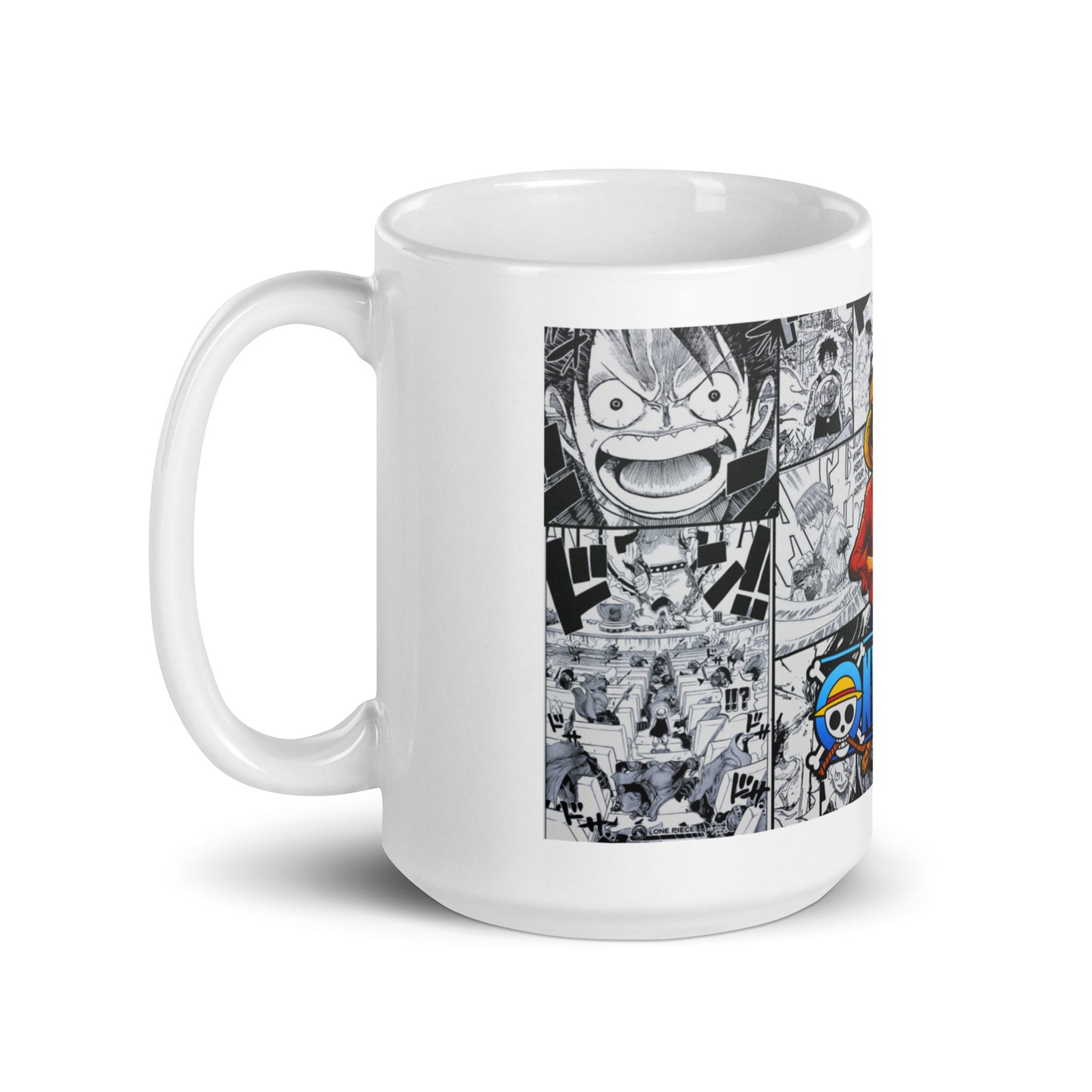 White Glossy Mug - Luffy 22