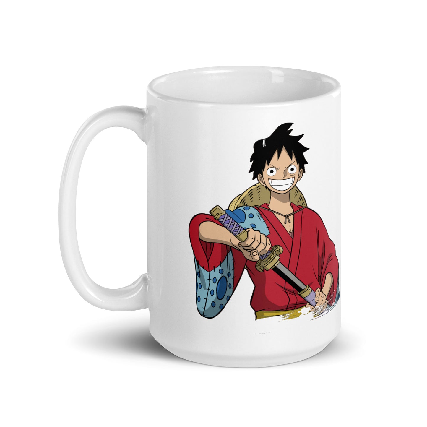 White Glossy Mug - Luffy 26