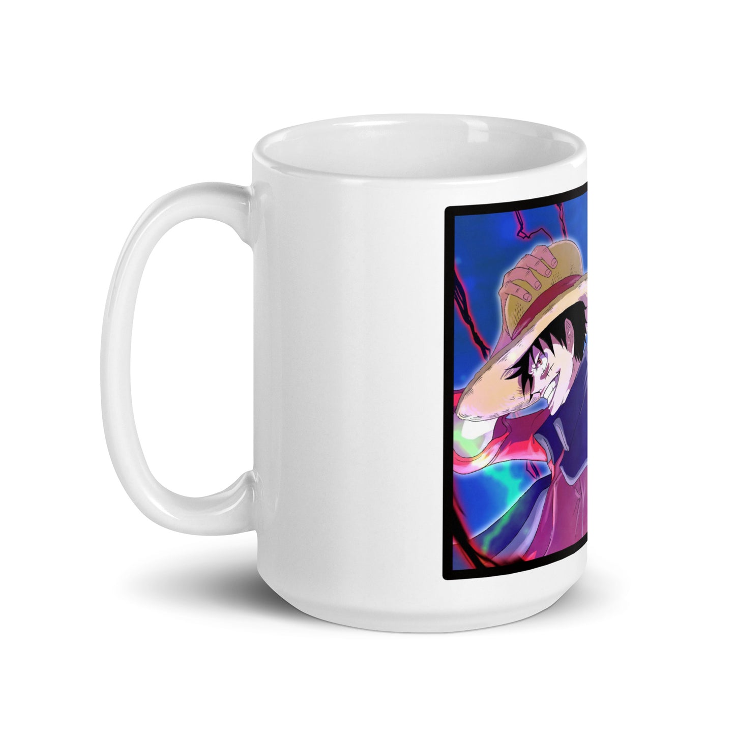 White Glossy Mug - Luffy 28