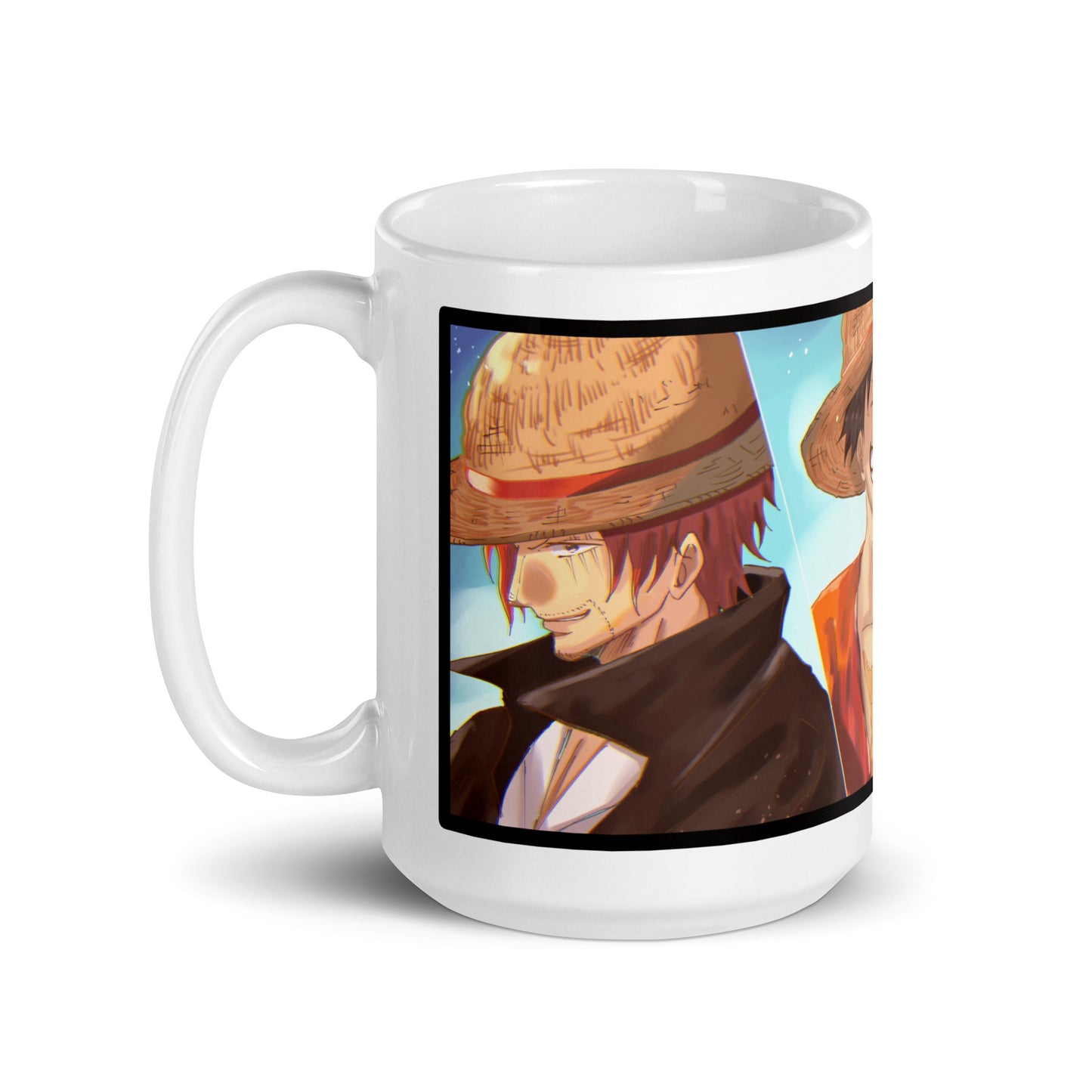 White Glossy Mug - Luffy 29