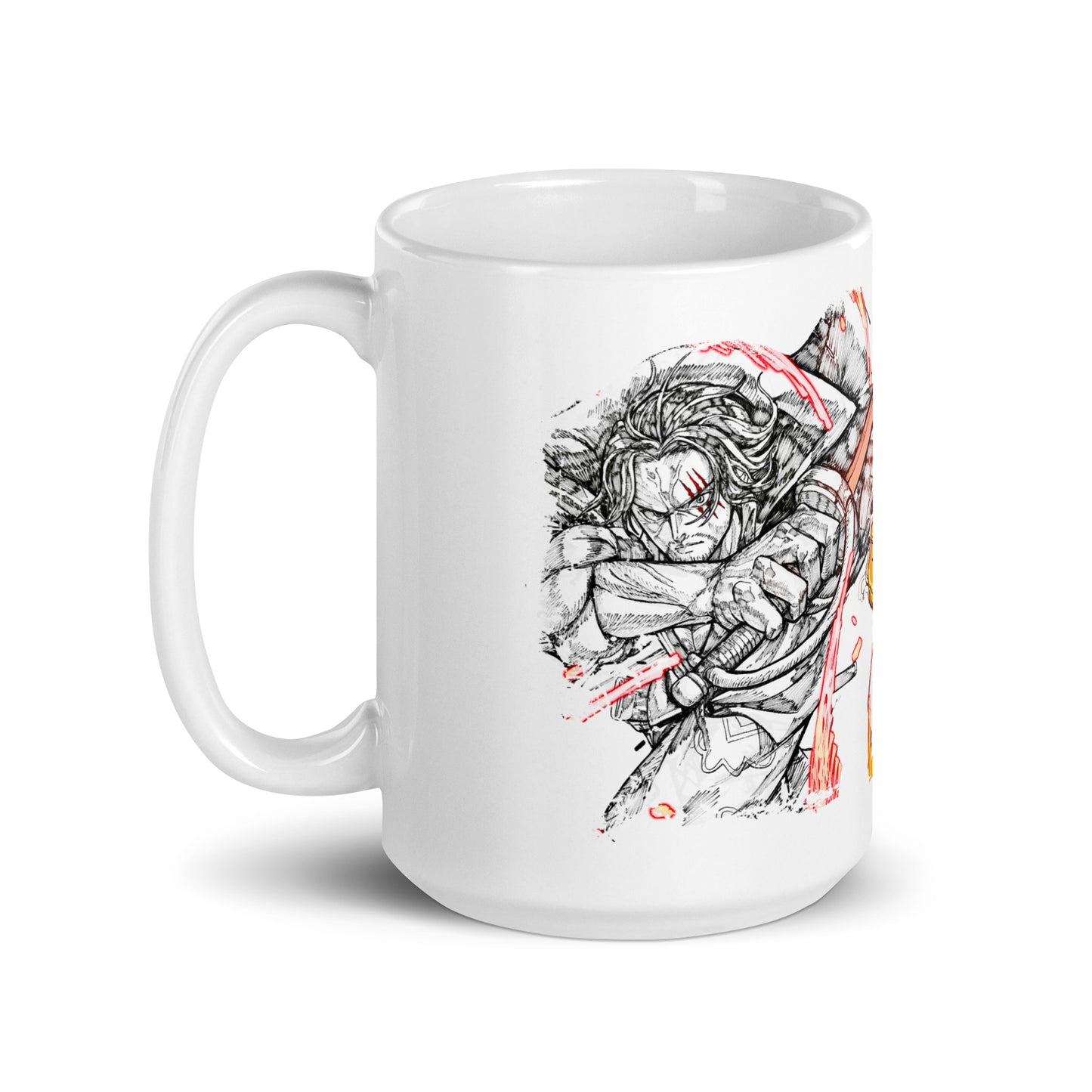 White Glossy Mug - Luffy 31