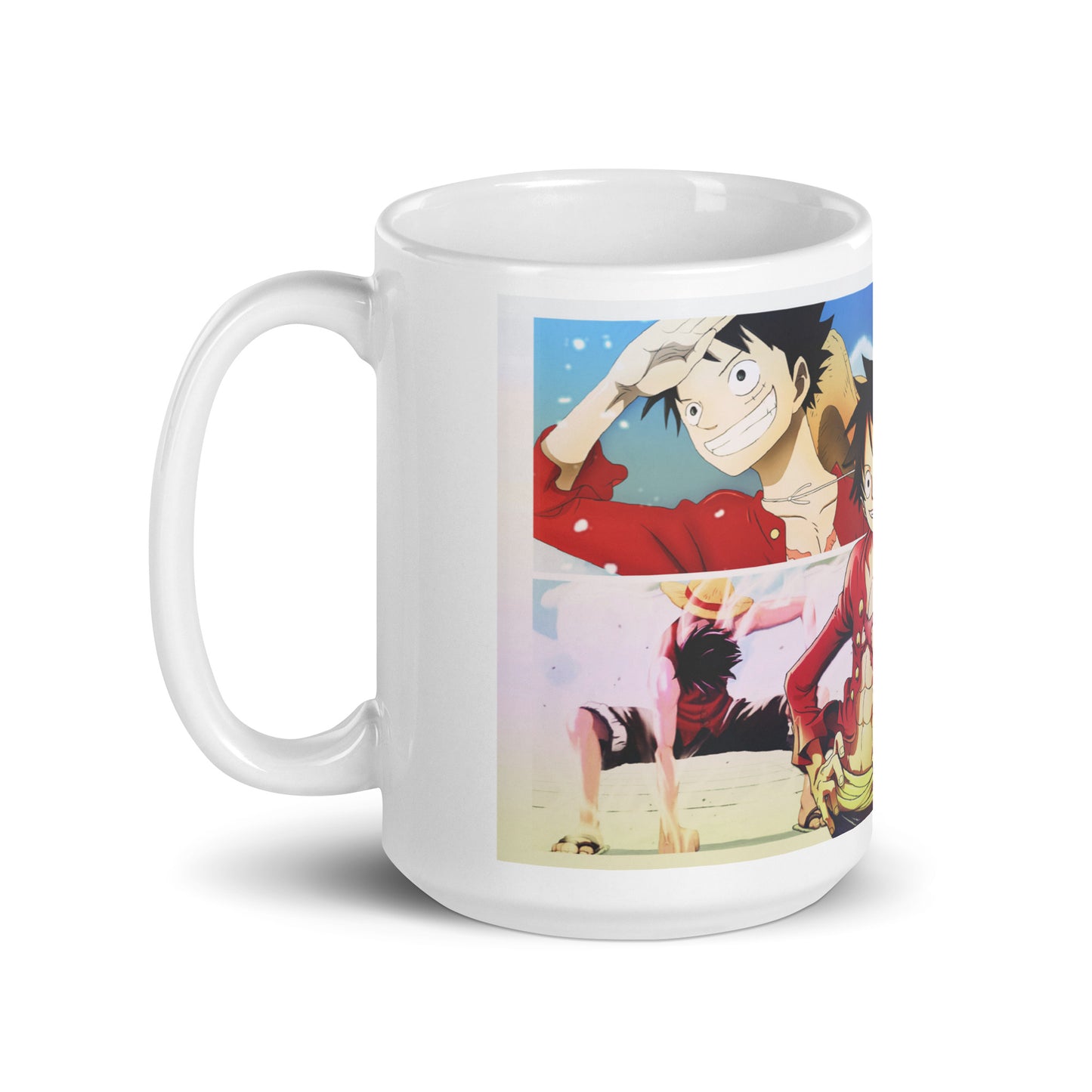 White Glossy Mug - Luffy 32