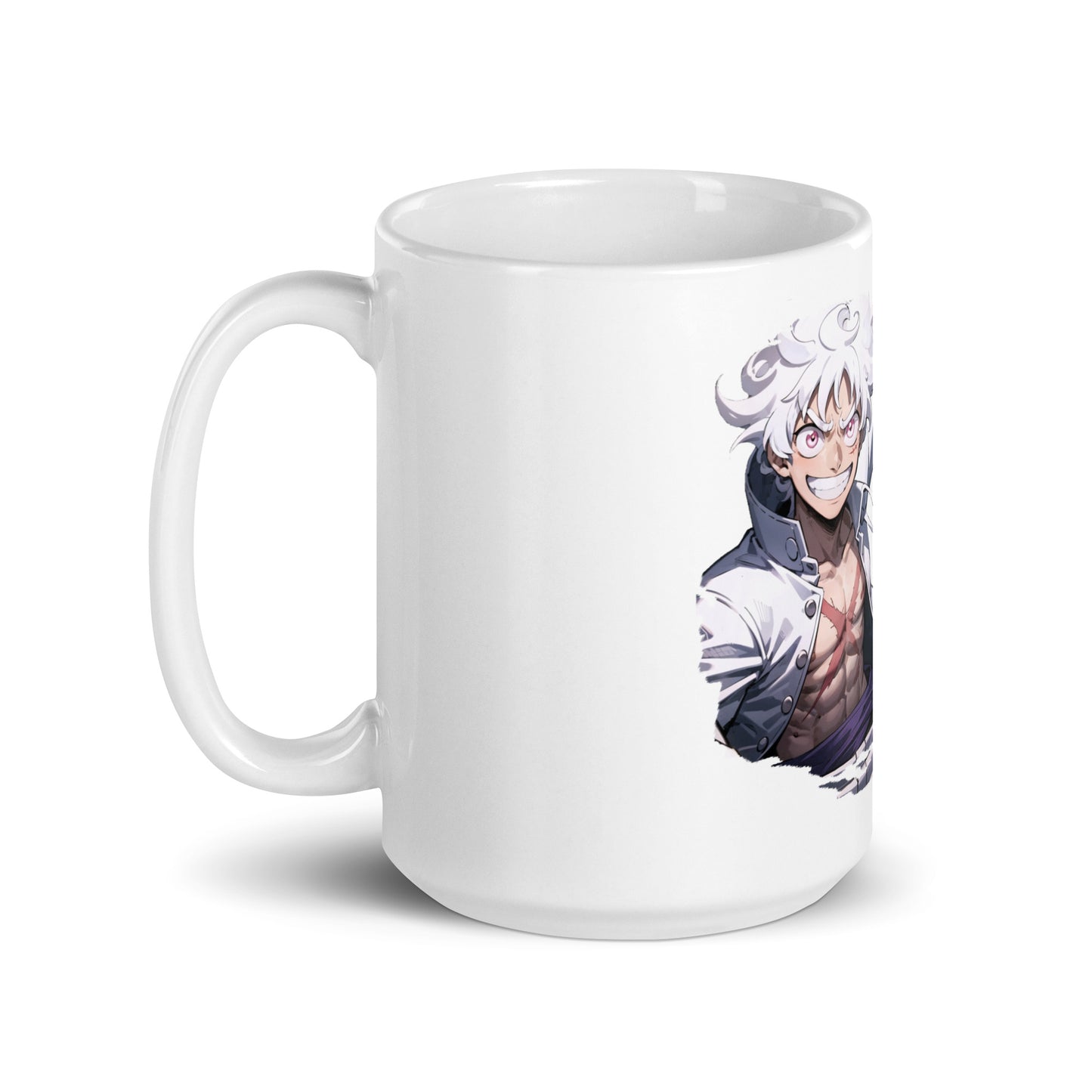 White Glossy Mug - Luffy 34