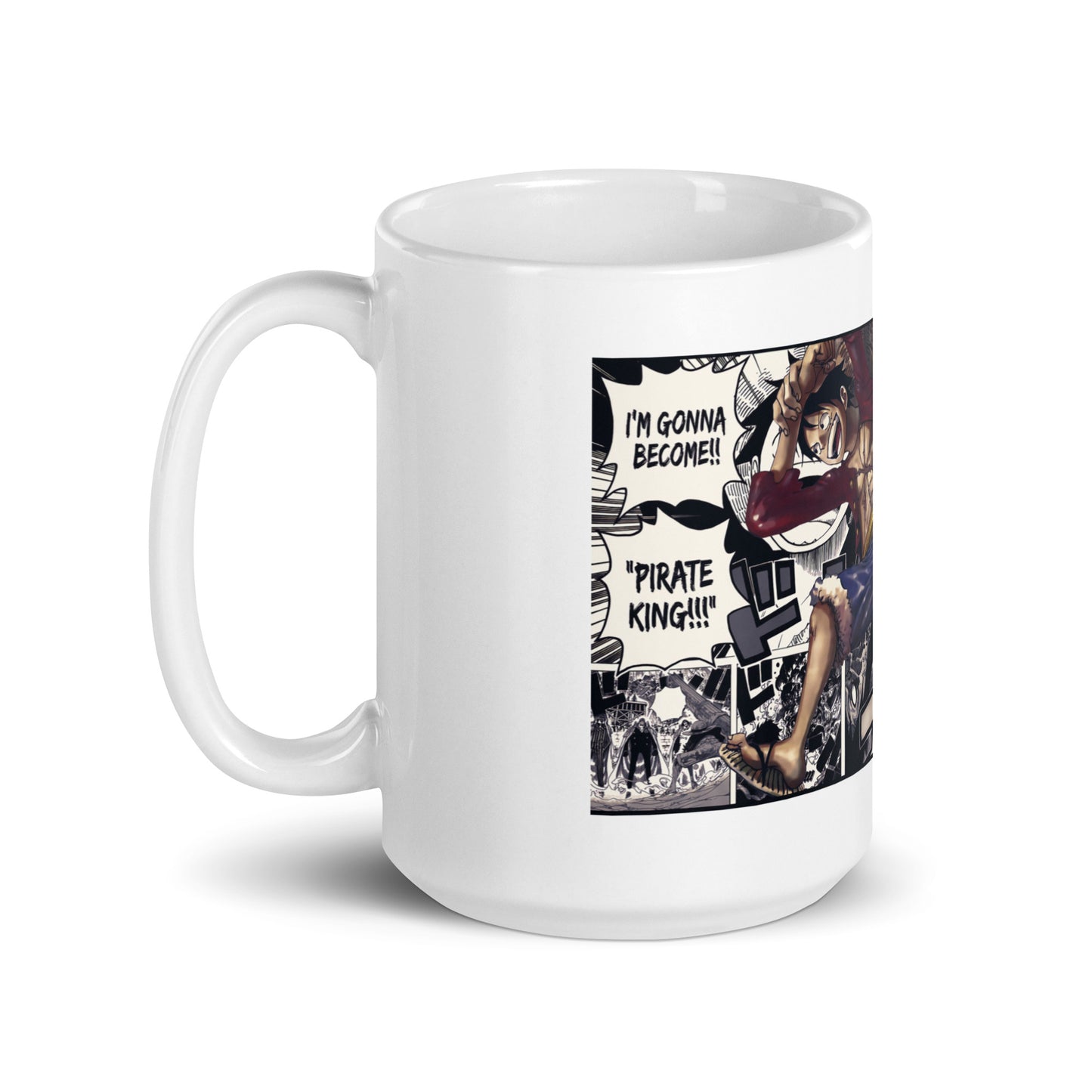 White Glossy Mug - Luffy 35