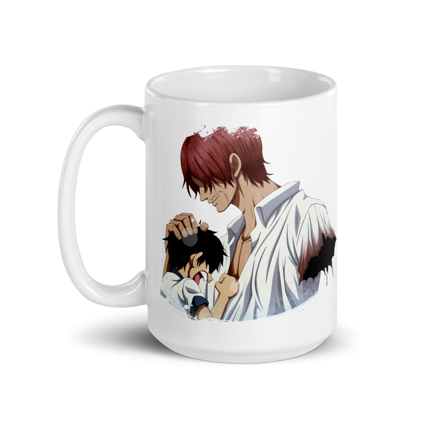 White Glossy Mug - Luffy 39