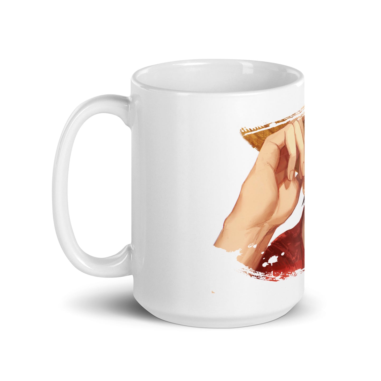 White Glossy Mug - Luffy 47