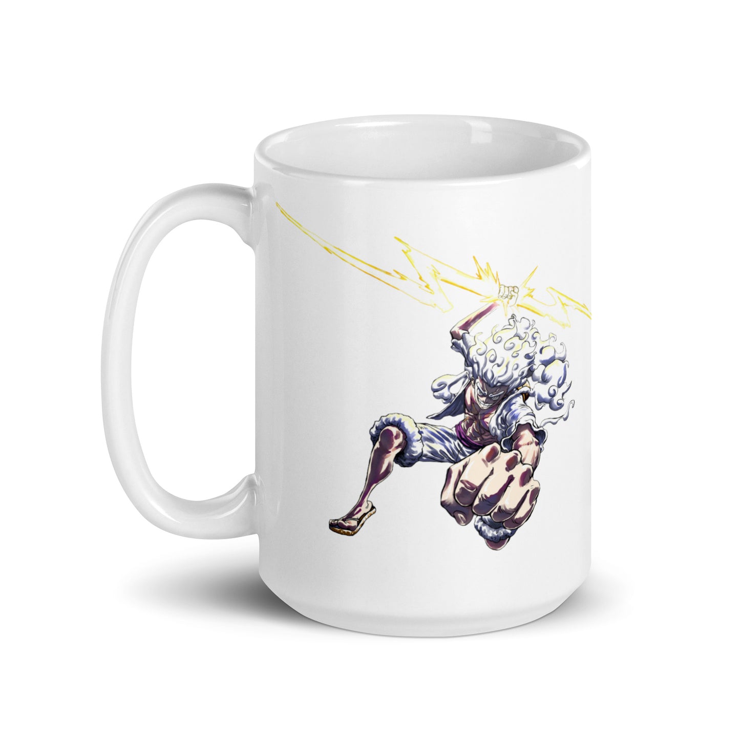 White Glossy Mug - Luffy 49