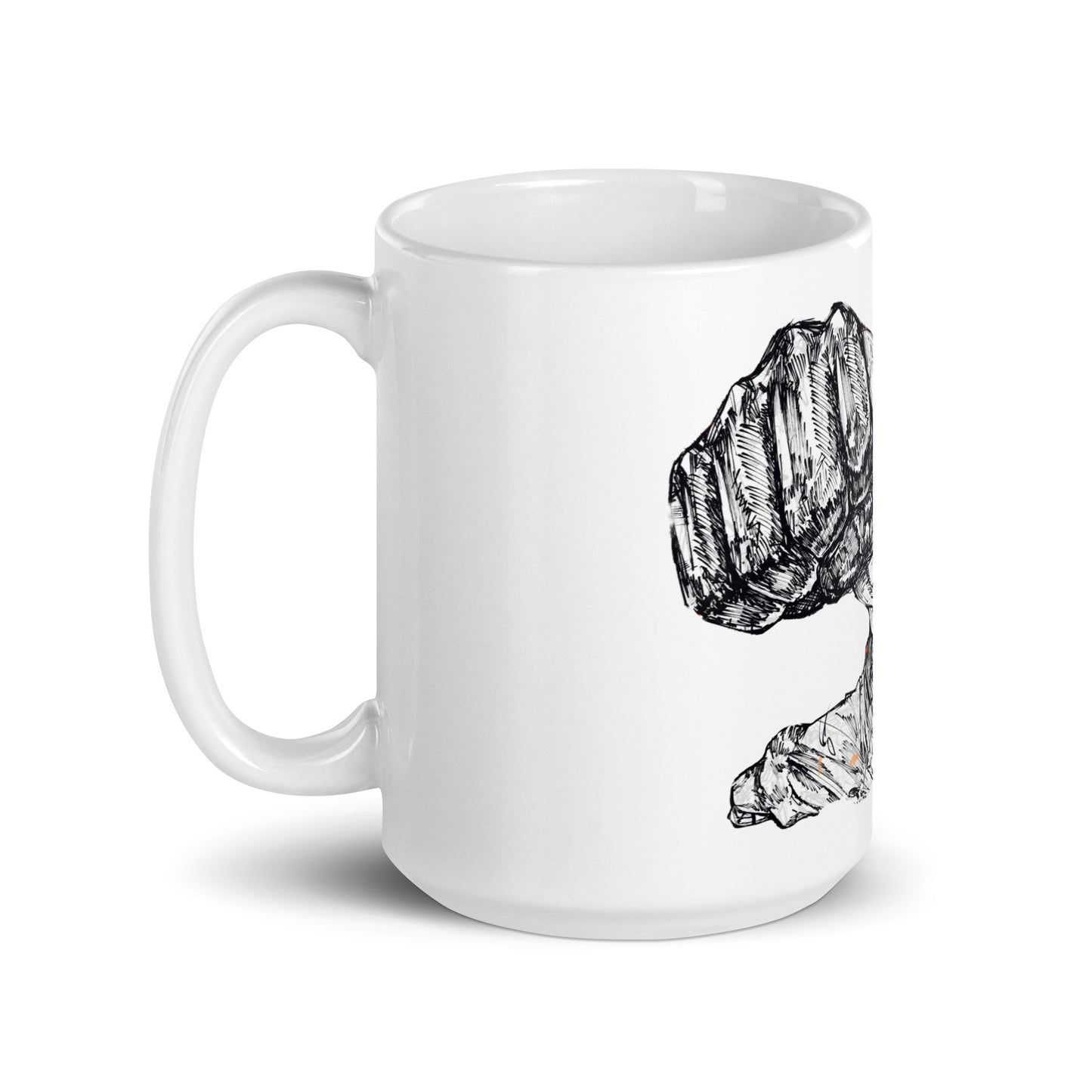 White Glossy Mug - Luffy 53