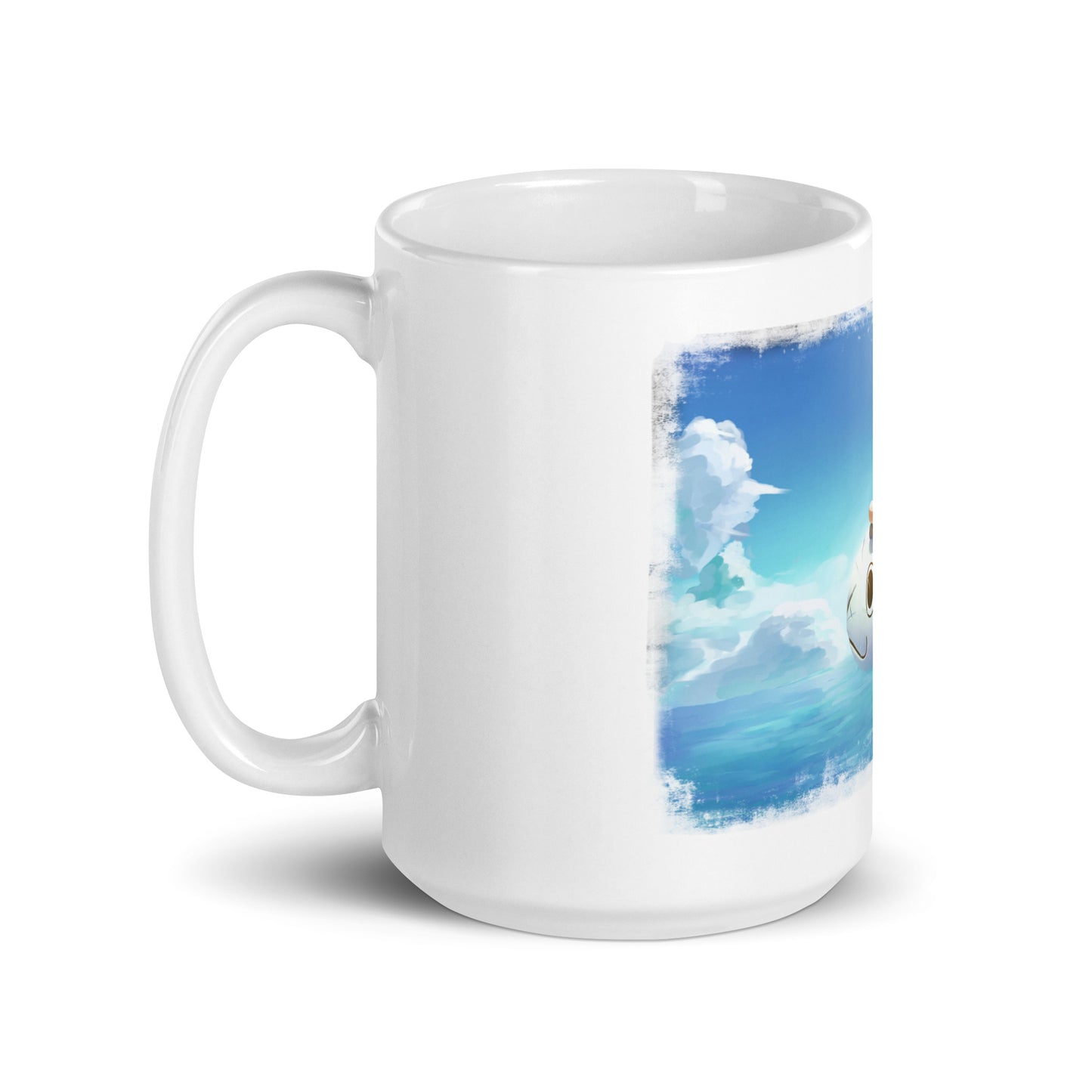 White Glossy Mug - Luffy 60