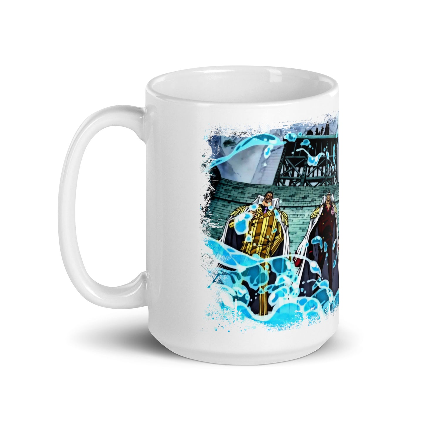 White Glossy Mug - Luffy 61