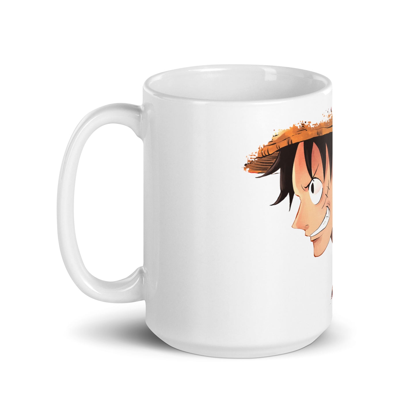 White Glossy Mug - Luffy 68