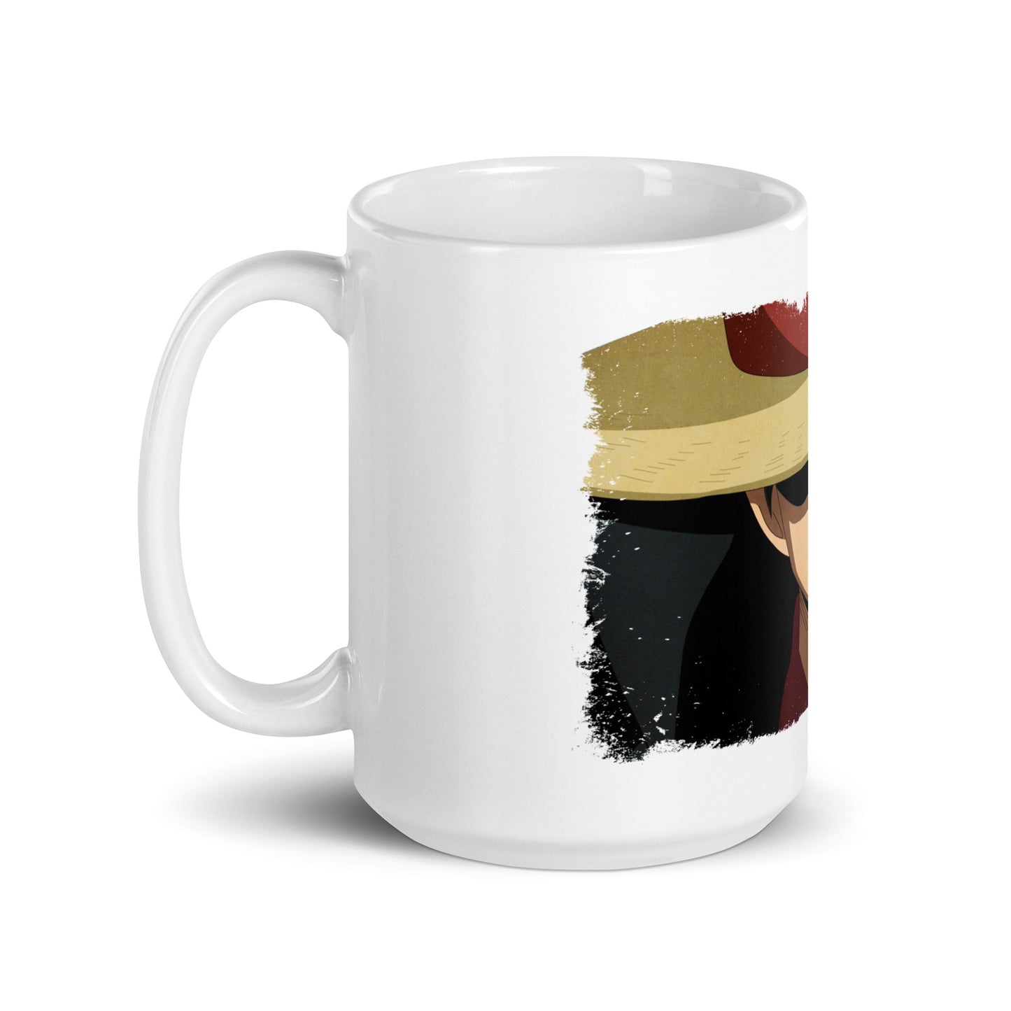 White Glossy Mug - Luffy 73