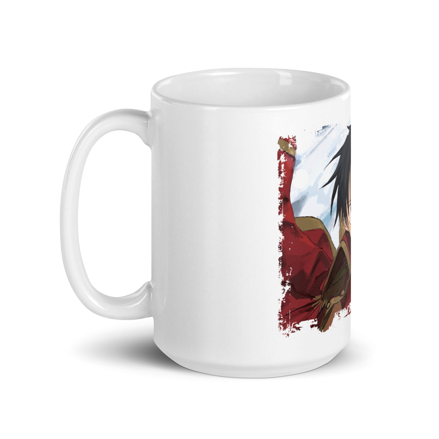 White Glossy Mug - Luffy 74