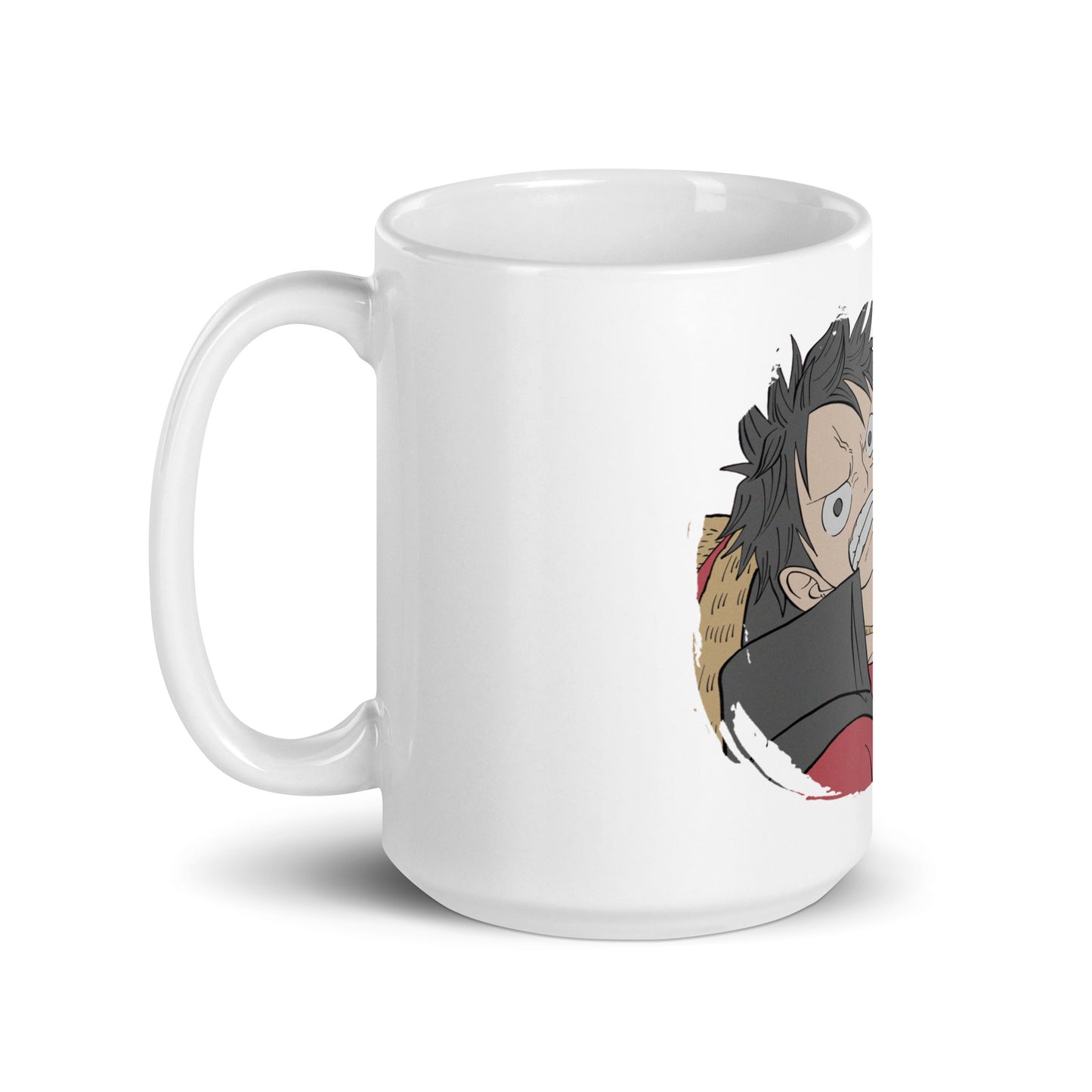 White Glossy Mug - Luffy 80