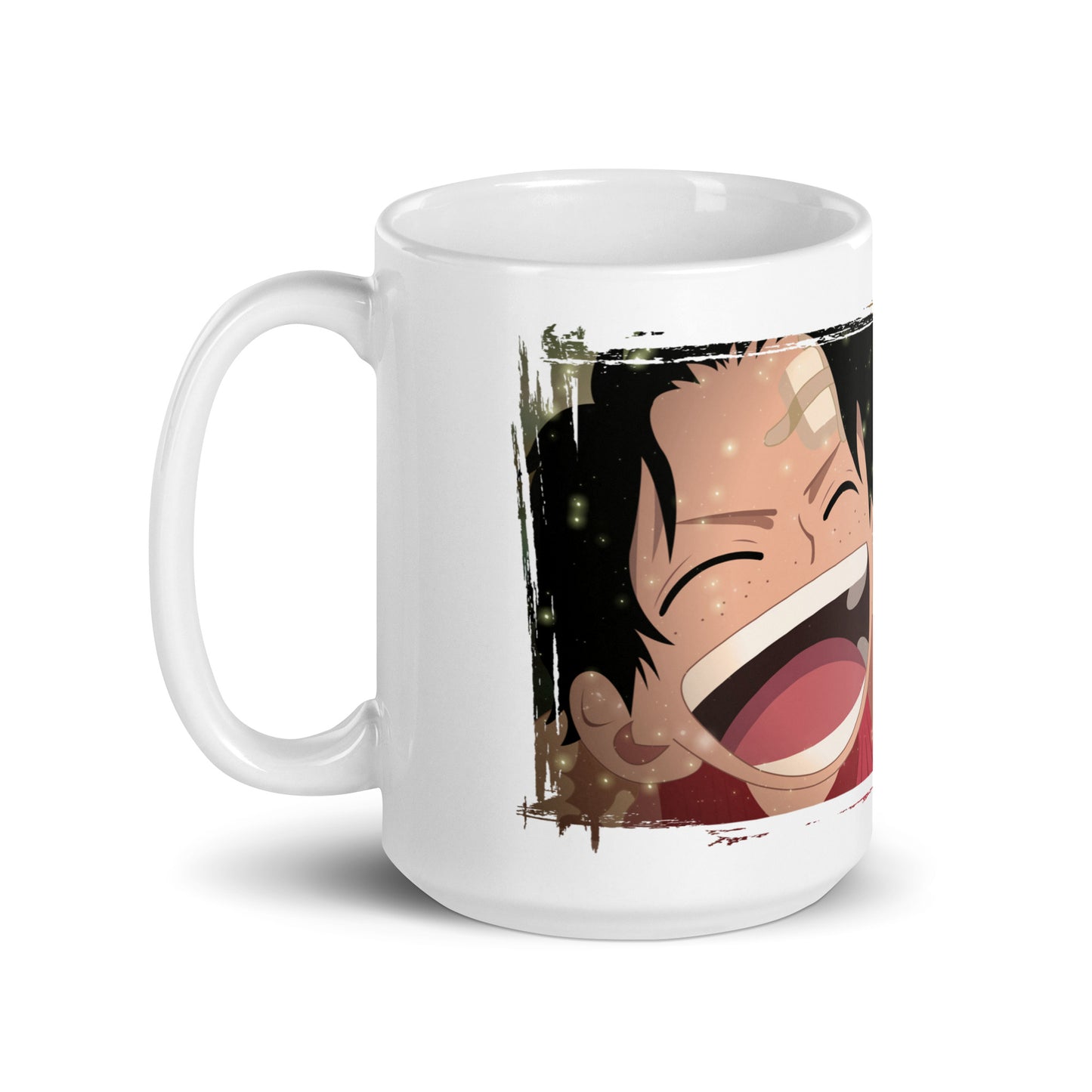 White Glossy Mug - Luffy 82