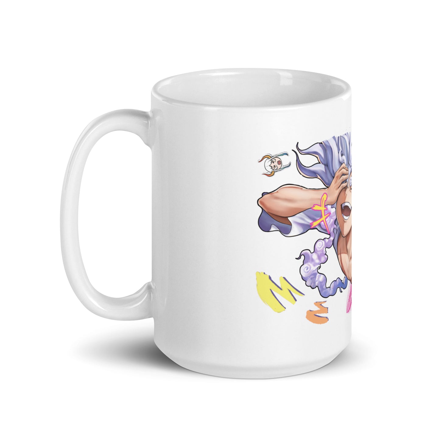 White Glossy Mug - Luffy 83