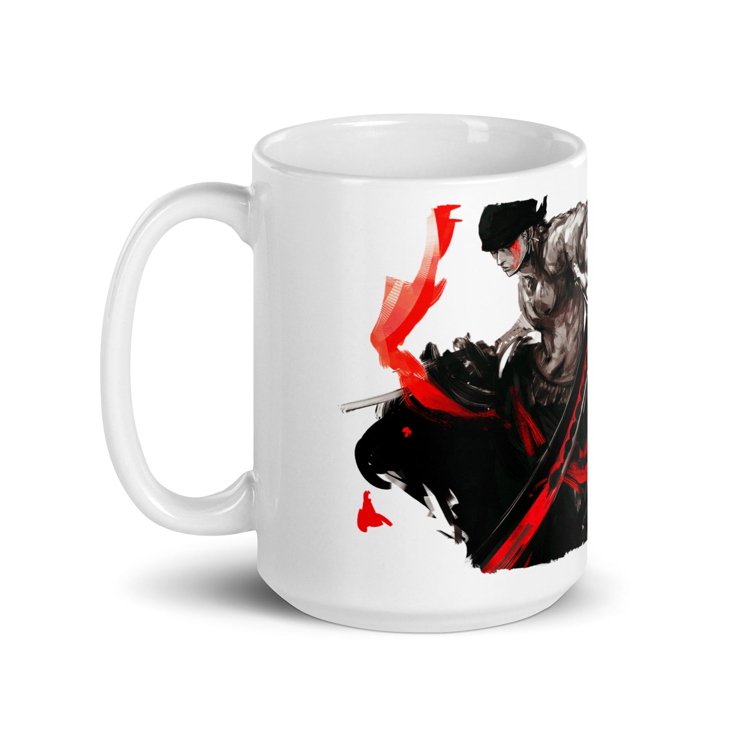 White Glossy Mug - Zoro 4