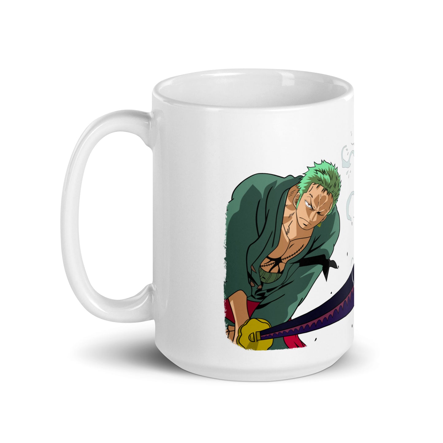 White Glossy Mug - Zoro 8