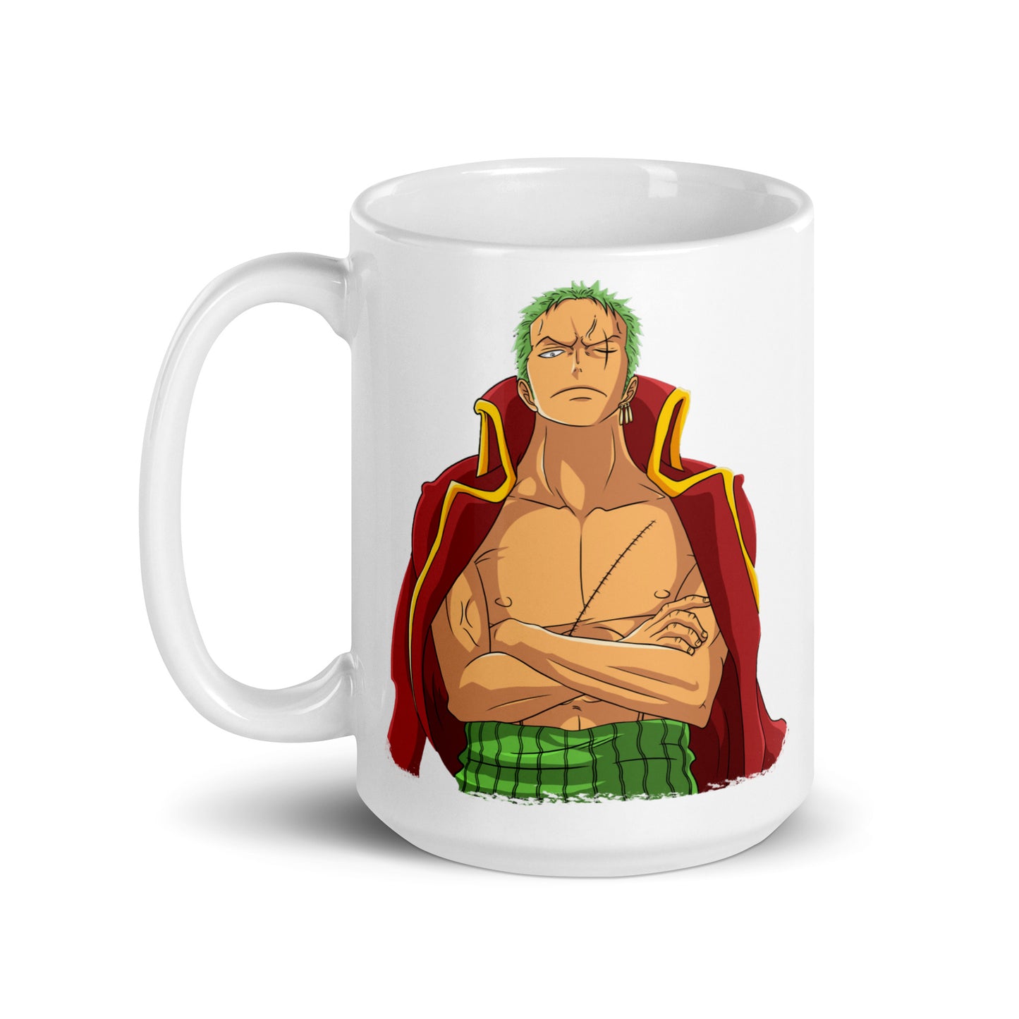 White Glossy Mug - Zoro 13