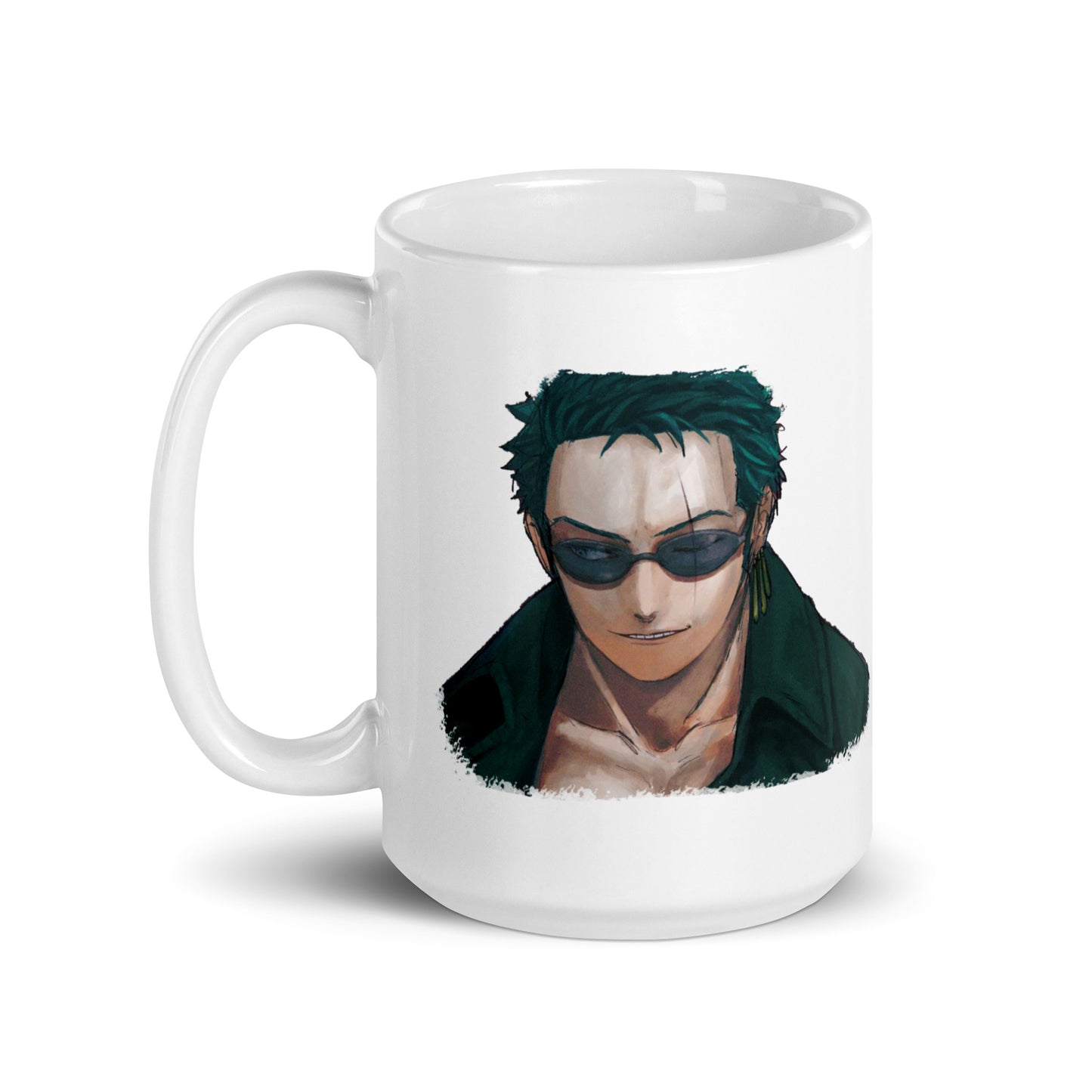 White Glossy Mug - Zoro 32