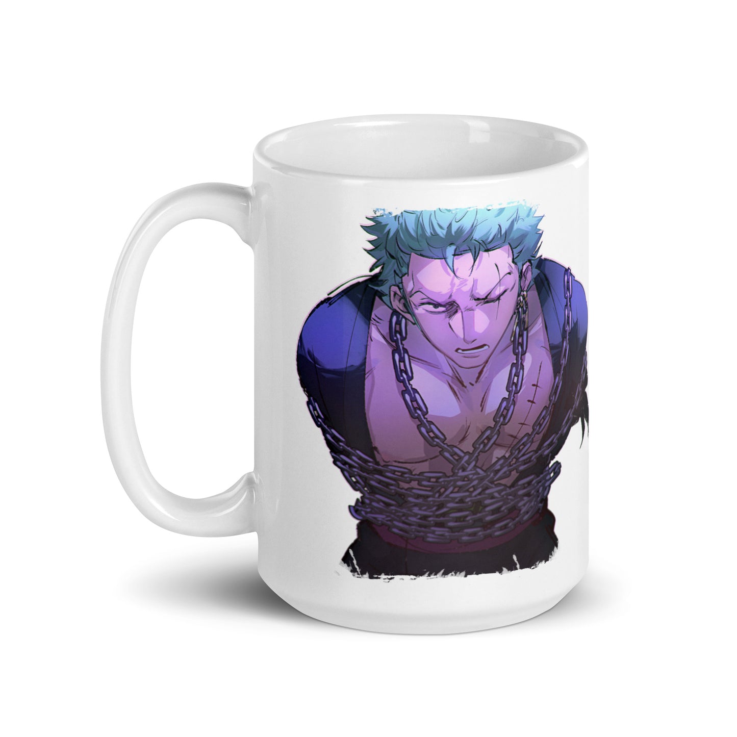 White Glossy Mug - Zoro 36