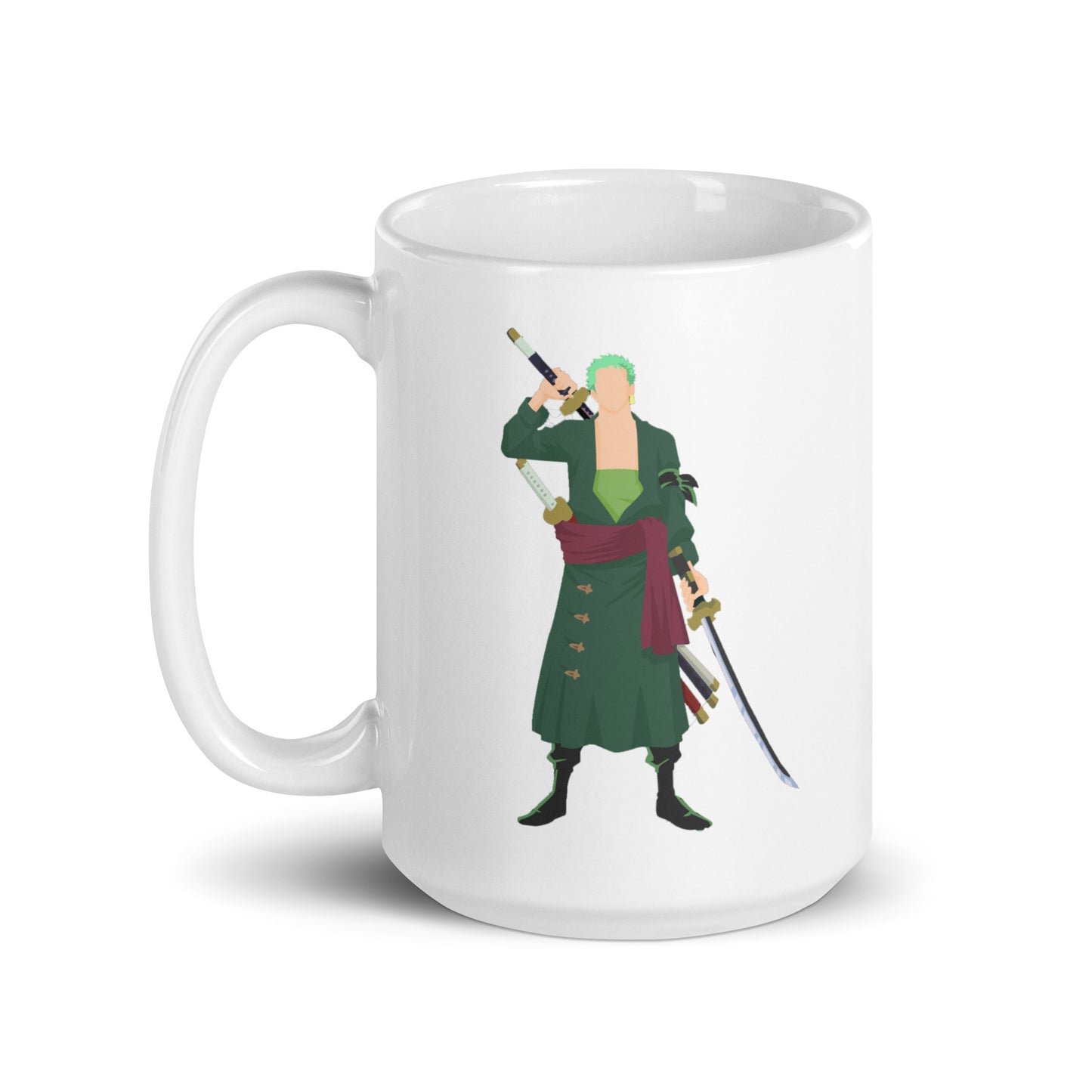 White Glossy Mug - Zoro 37