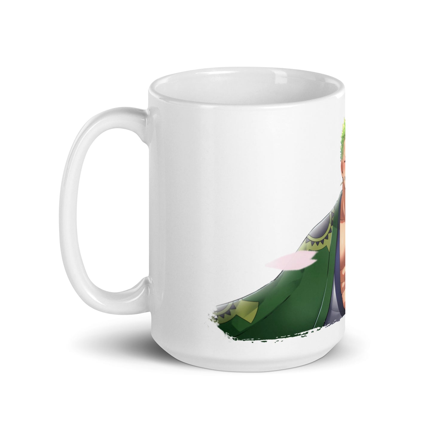 White Glossy Mug - Zoro 38