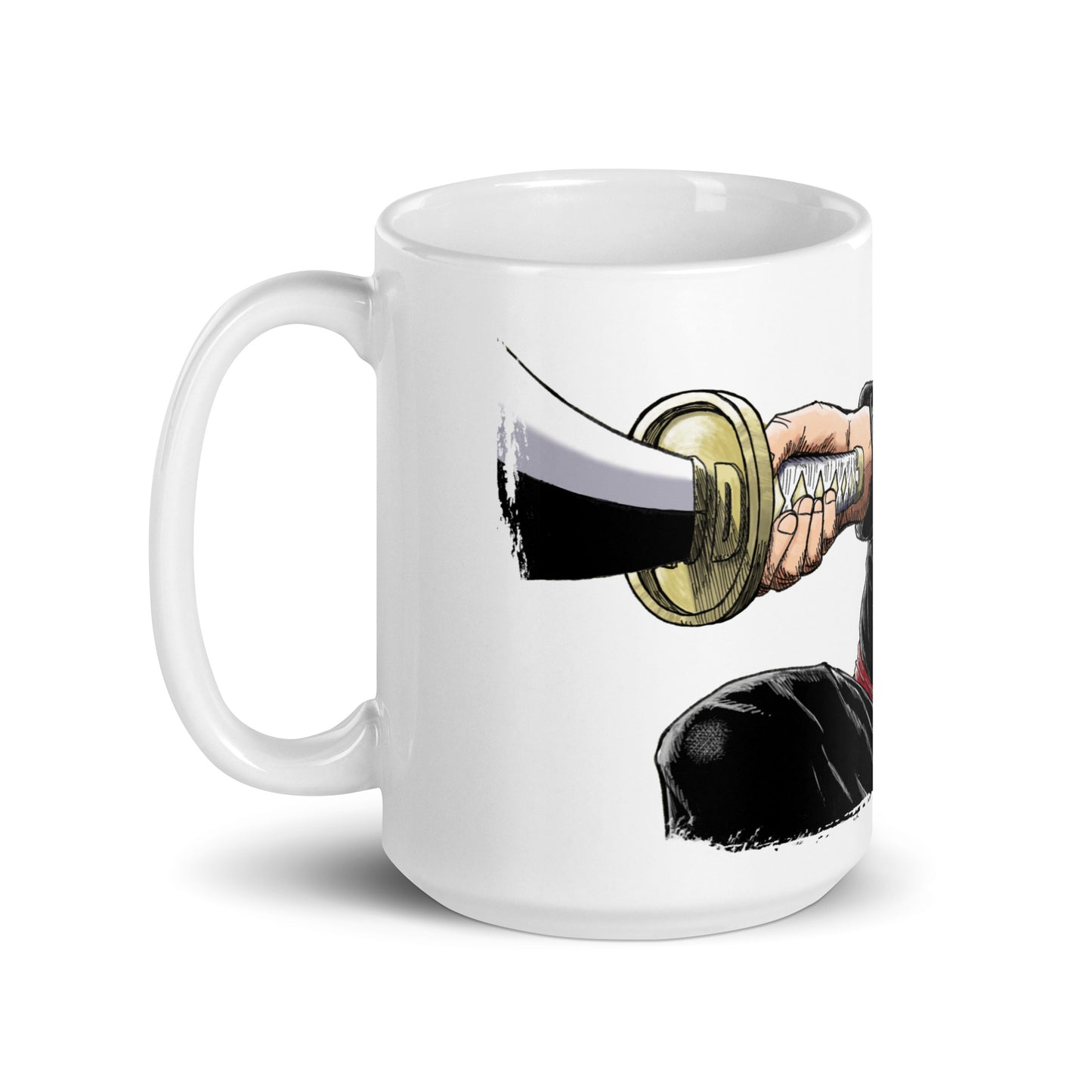 White Glossy Mug - Zoro 39