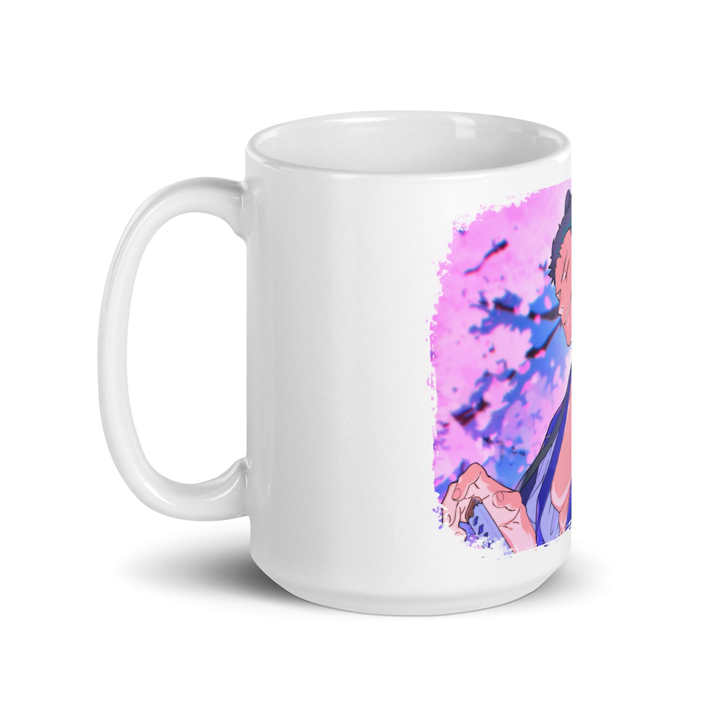 White Glossy Mug - Zoro 41