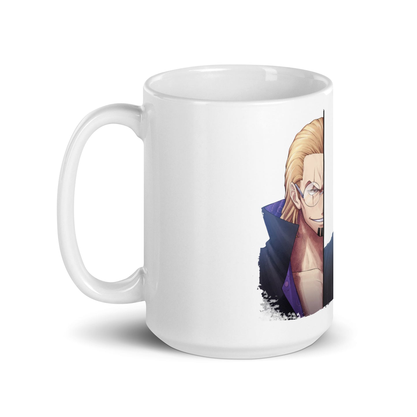 White Glossy Mug - Zoro 43 (b)