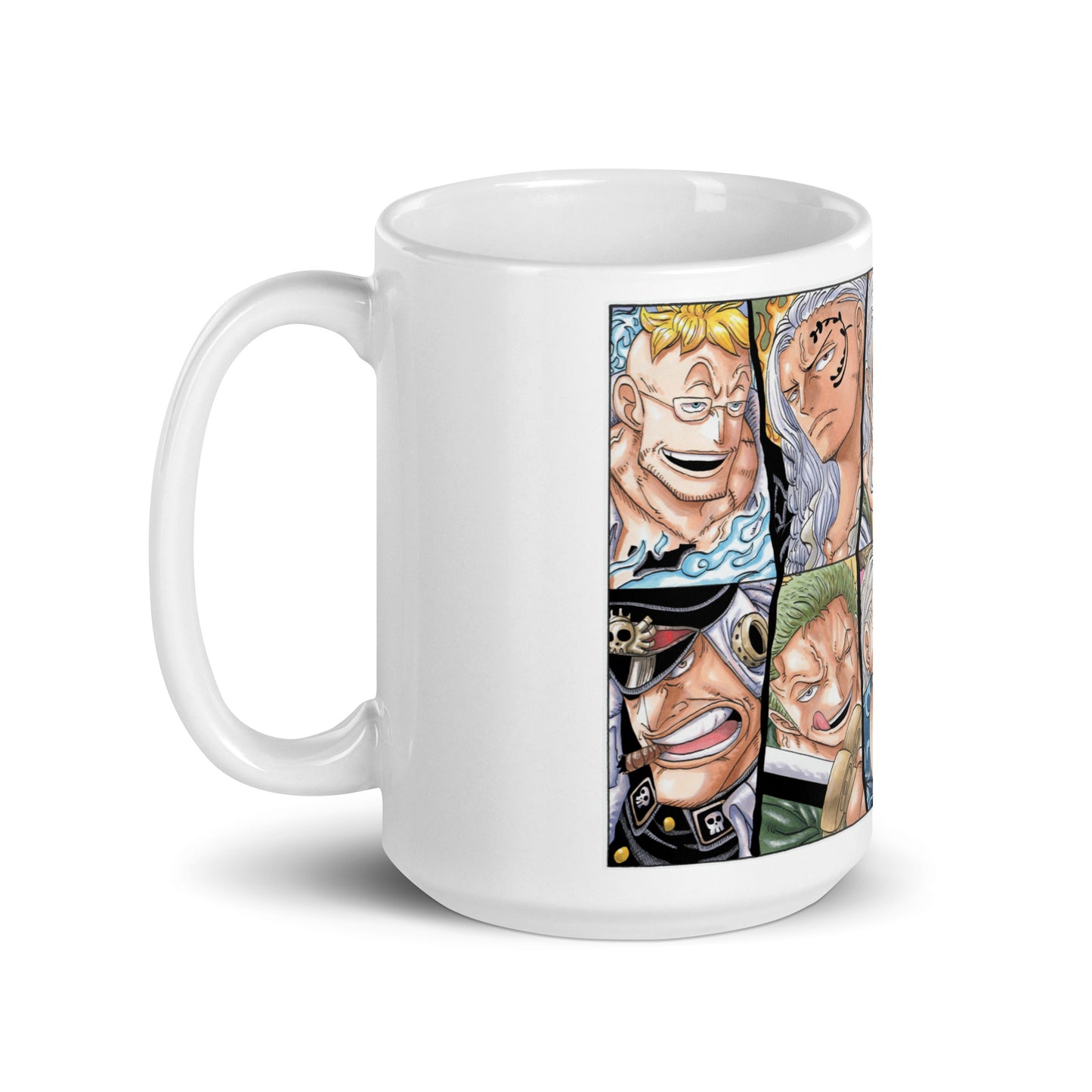 White Glossy Mug - Zoro 45