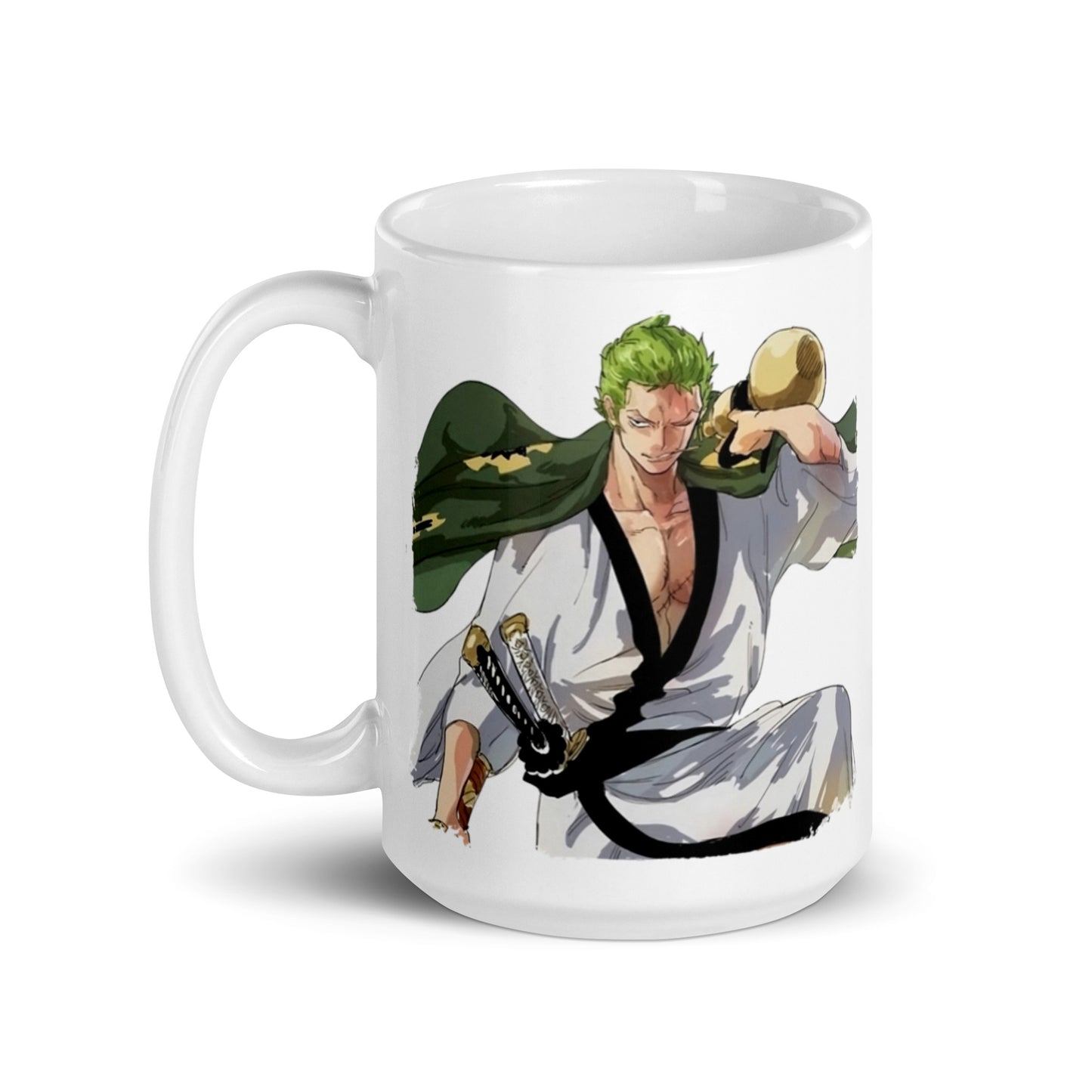 White Glossy Mug - Zoro 56