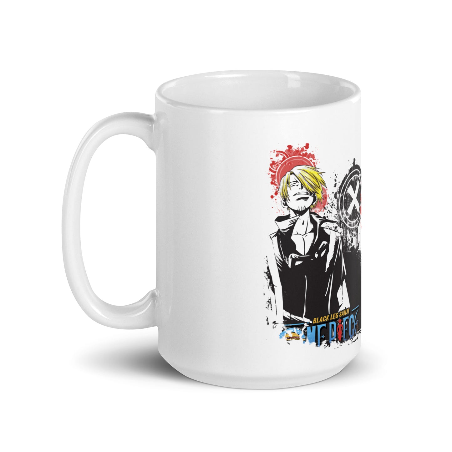 White Glossy Mug -Sanji  2