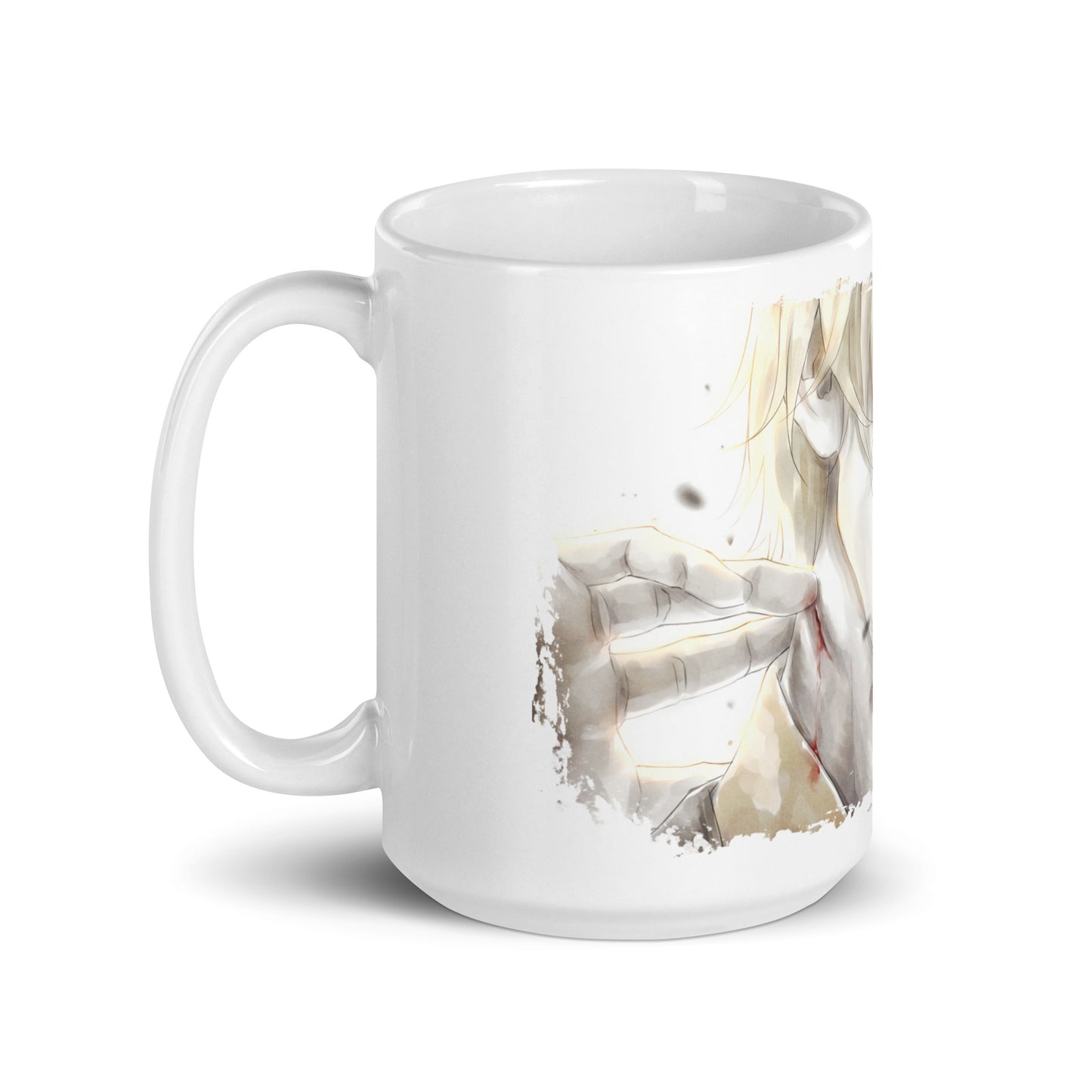 White Glossy Mug -Sanji 4