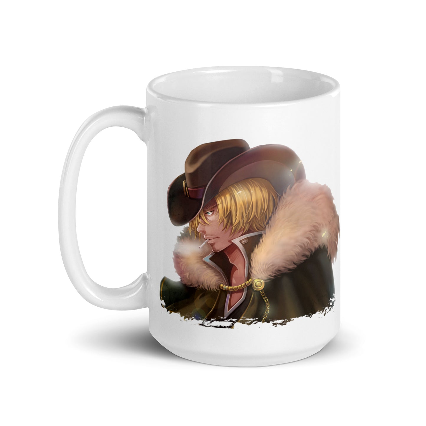 White Glossy Mug -Sanji 5