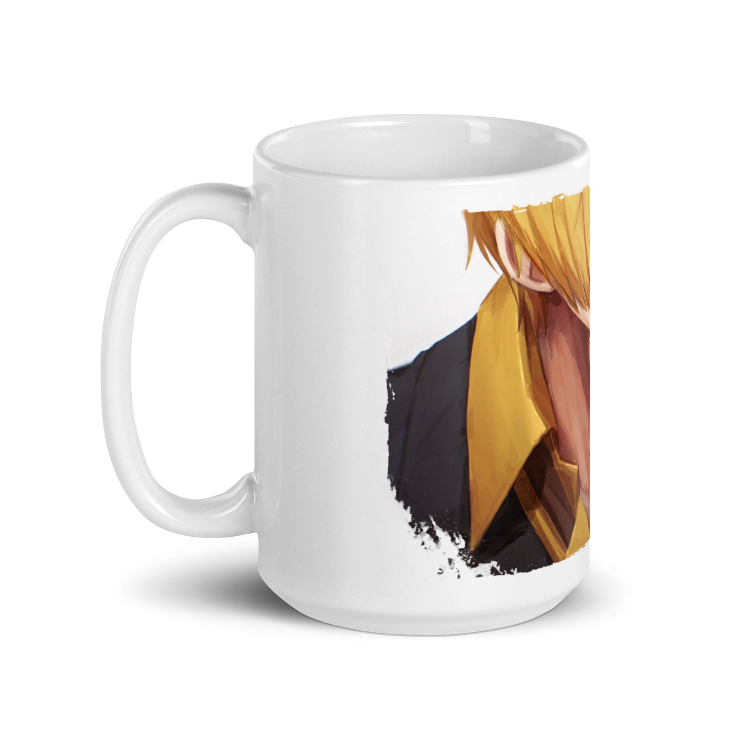 White Glossy Mug -Sanji 16