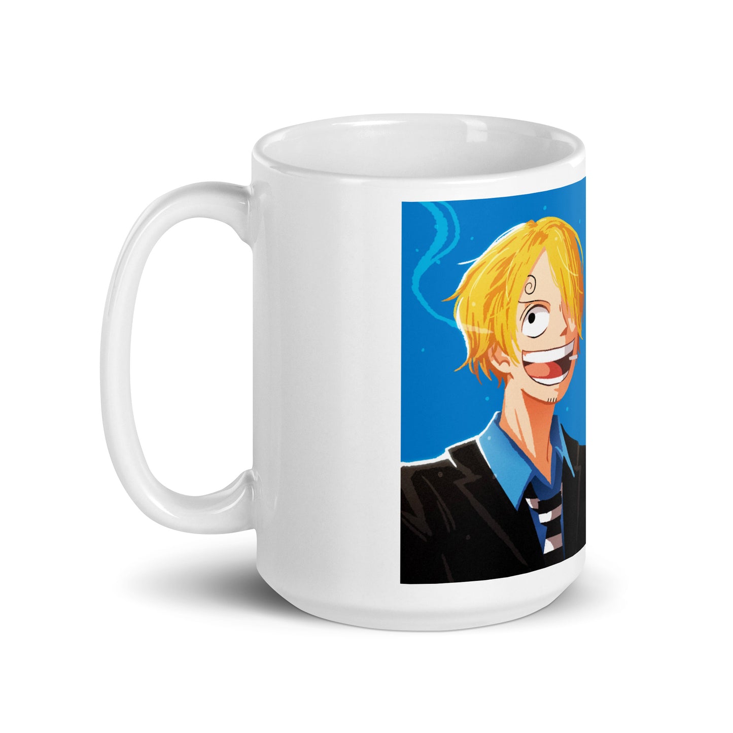 White Glossy Mug -Sanji 21