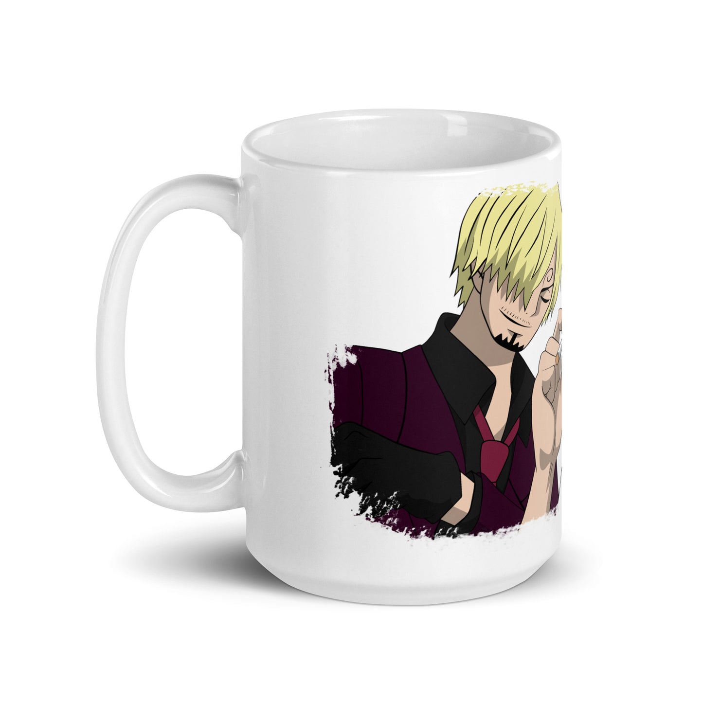 White Glossy Mug -Sanji 24