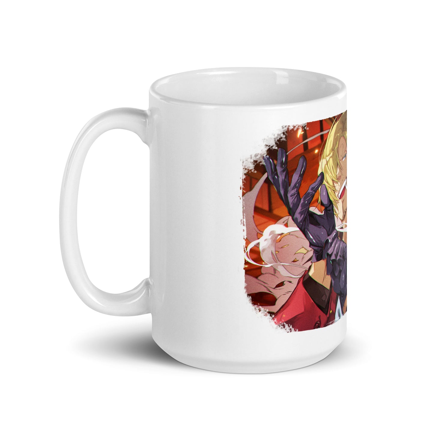 White Glossy Mug -Sanji 25