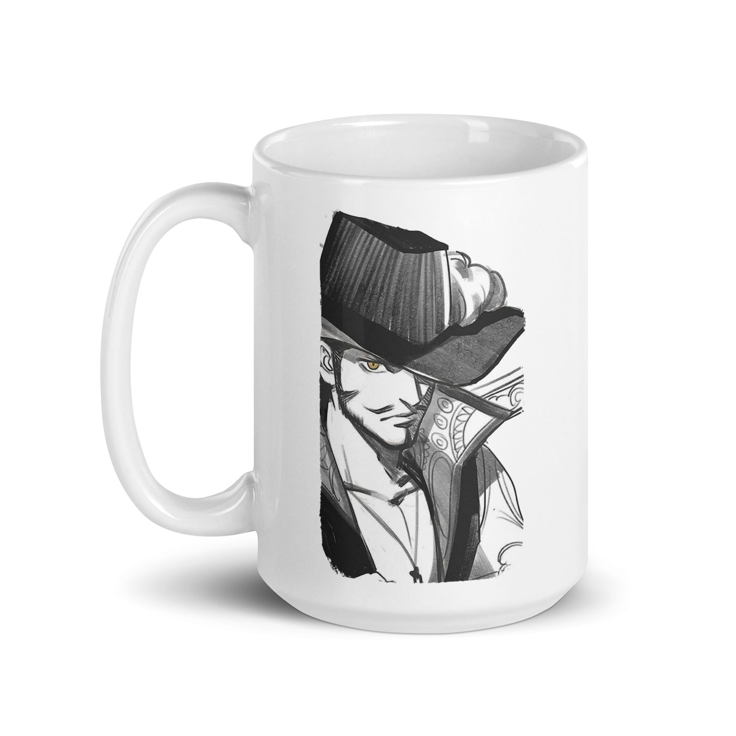 White Glossy Mug - Mihawk 1