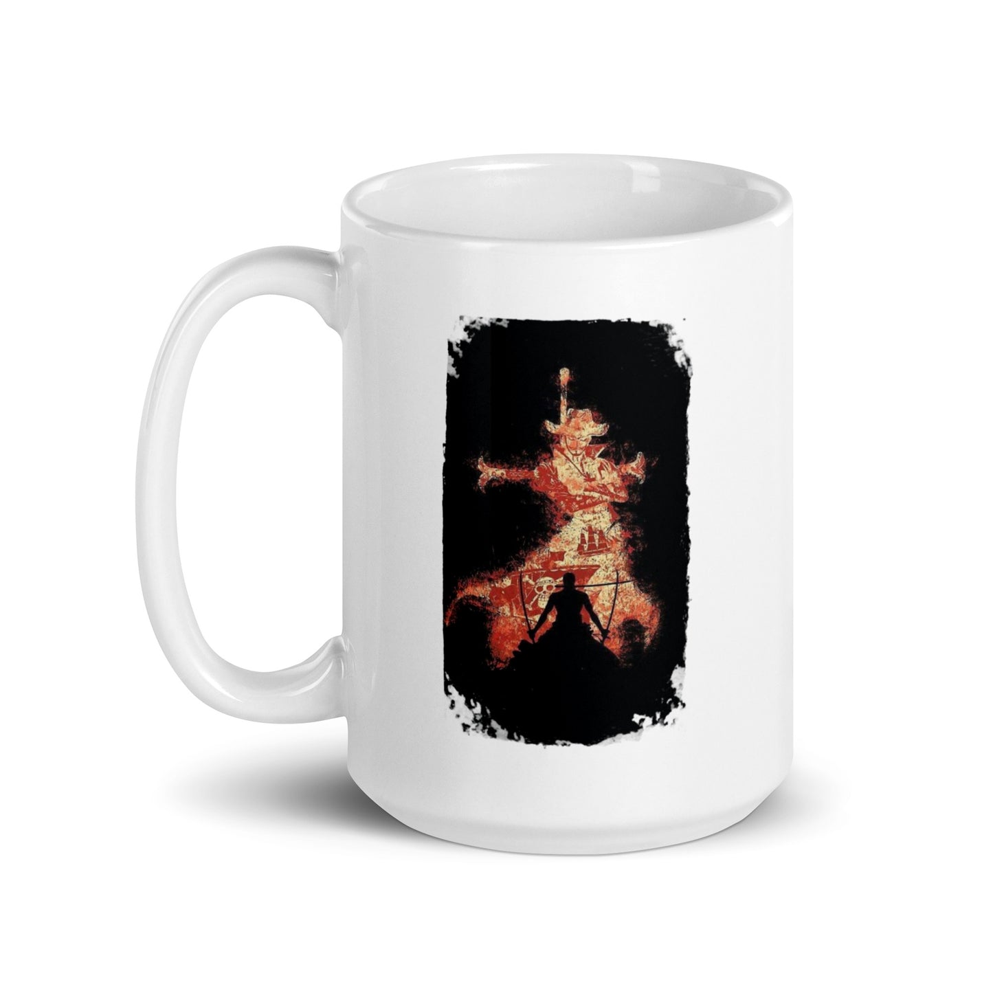 White Glossy Mug - Mihawk 2