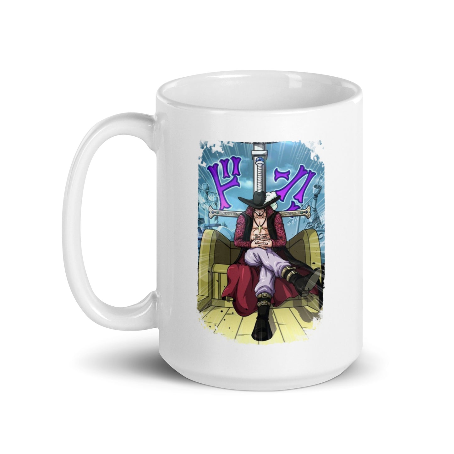 White Glossy Mug - Mihawk 14