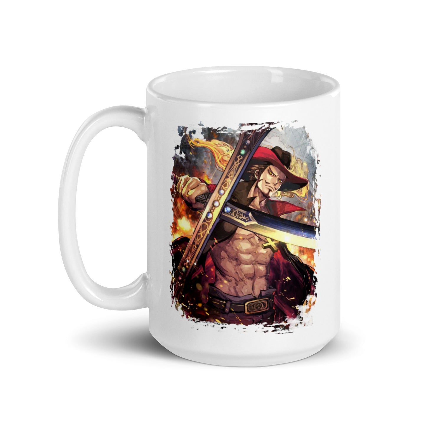 White Glossy Mug - Mihawk 19