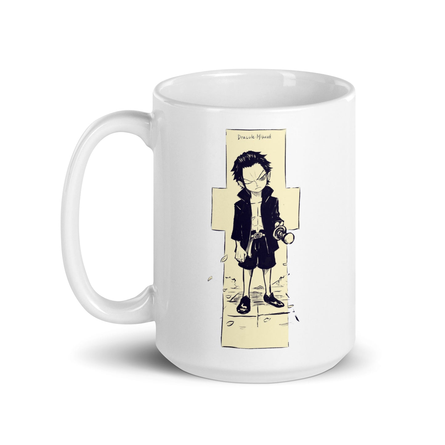 White Glossy Mug - Mihawk 27