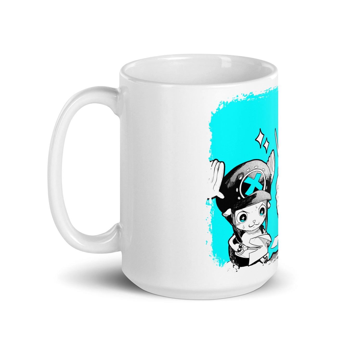 White Glossy Mug - Chopper 5